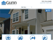 Tablet Screenshot of gunnpropertyservices.com